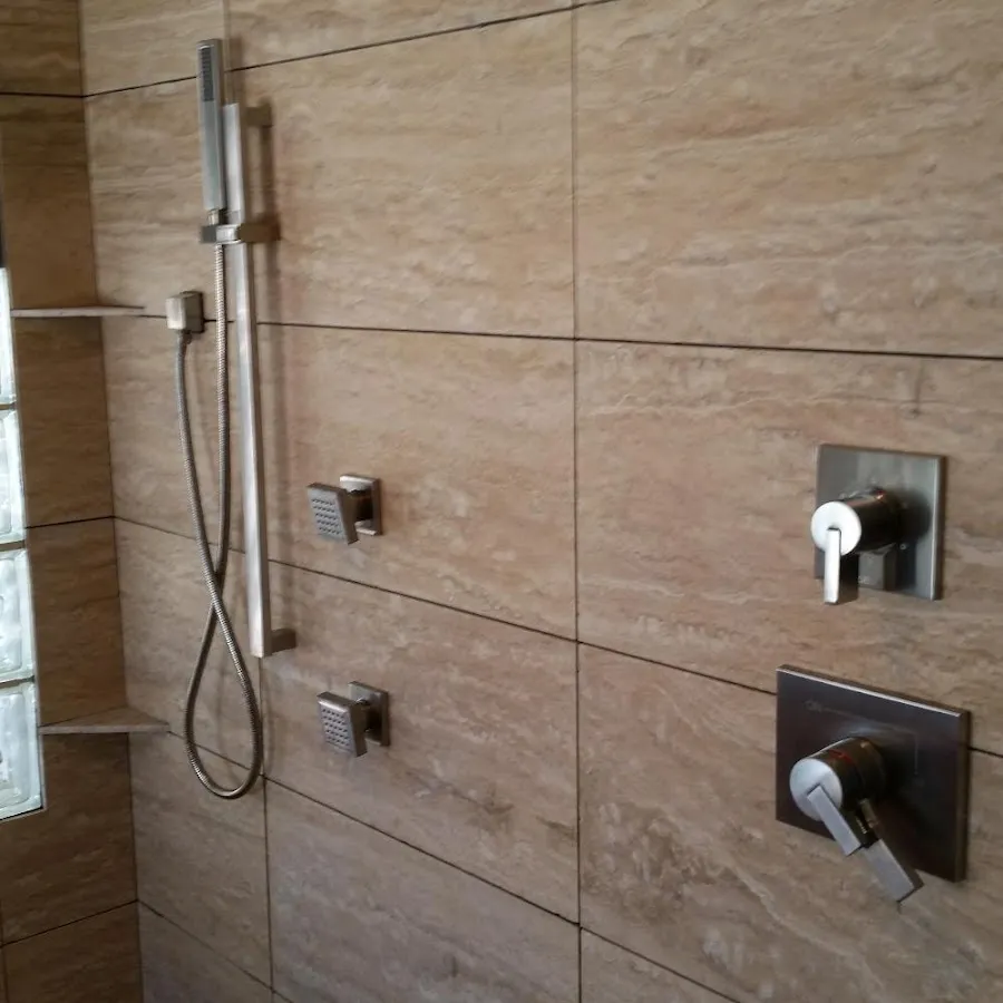 Shower fixture installation for Water Heater Replacement in Sandston